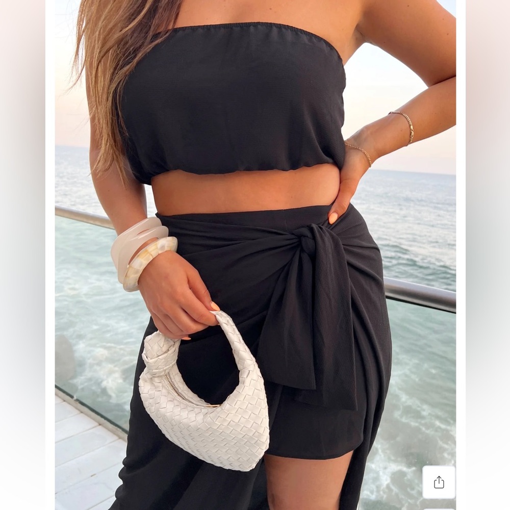 Show Me Your Mumu Teeny Tube Top in Black NWT